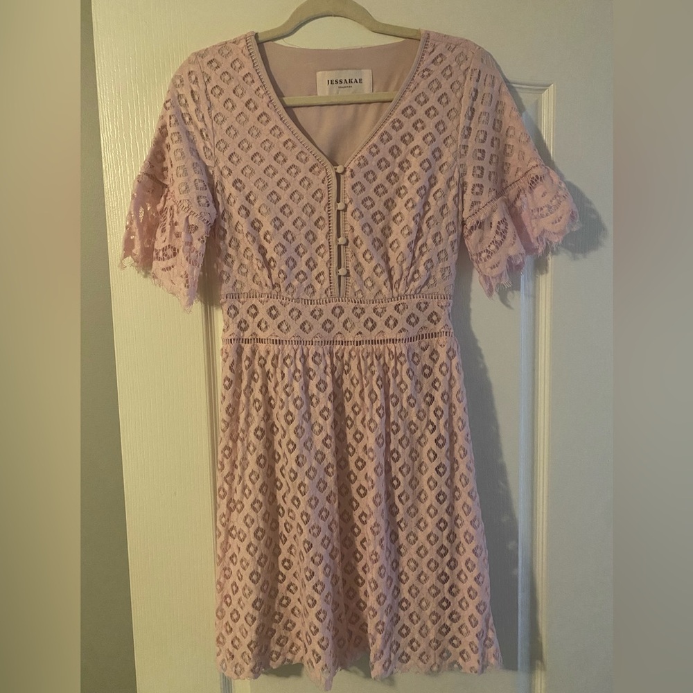 Lavender Lace Dress